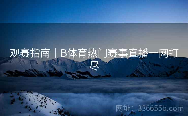 观赛指南｜B体育热门赛事直播一网打尽