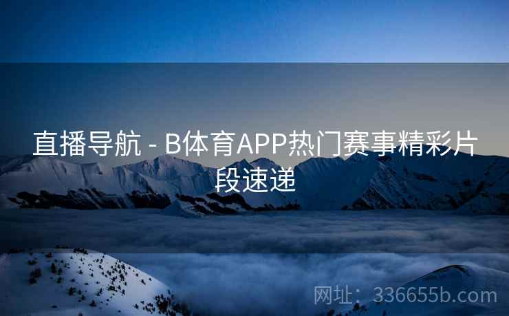 直播导航 - B体育APP热门赛事精彩片段速递