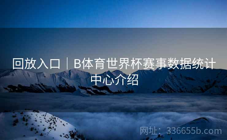 回放入口｜B体育世界杯赛事数据统计中心介绍